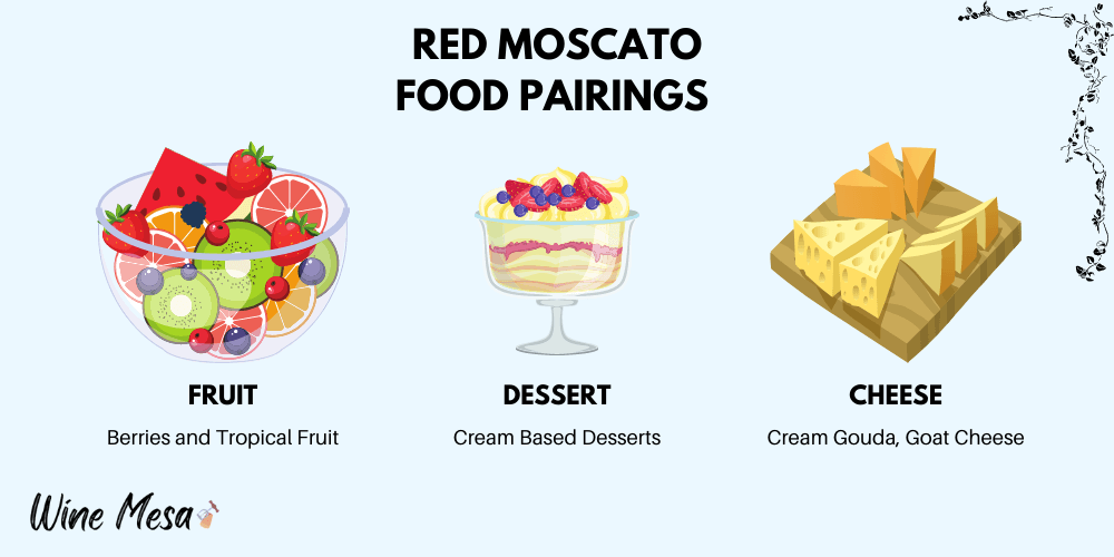 Red Moscato Food Pairings