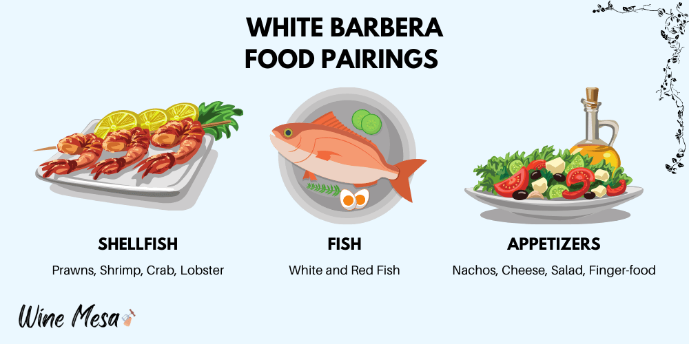 White Barbera Food Pairings