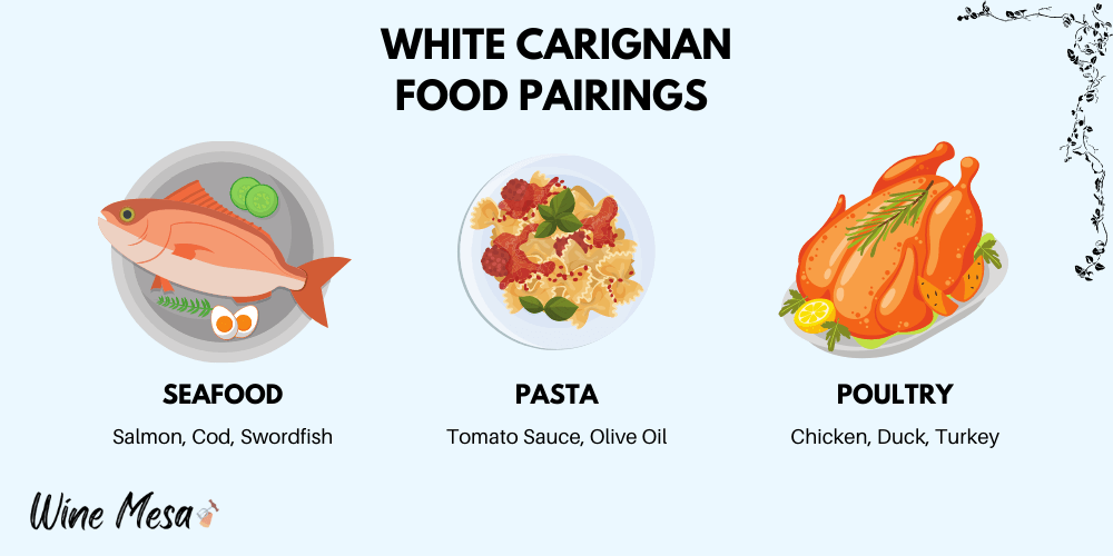 White Carignan Food Pairings