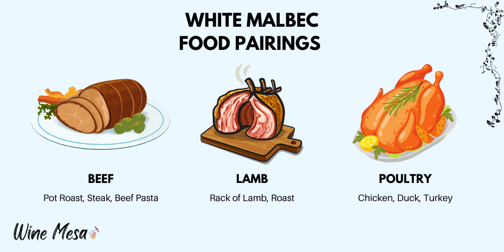 White Malbec Food Pairings